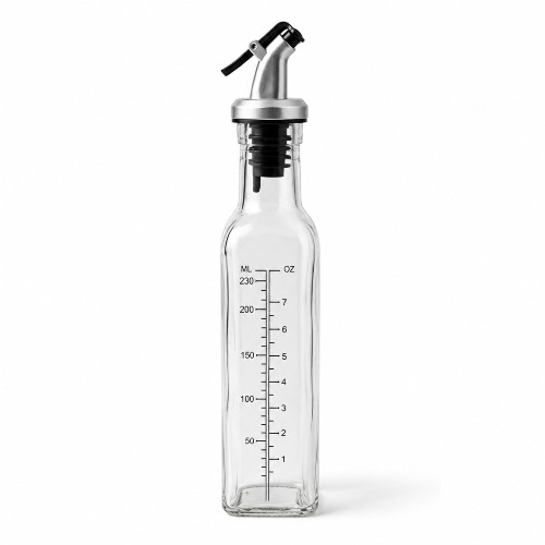 GLASS OIL DISPENSER BOTTLE